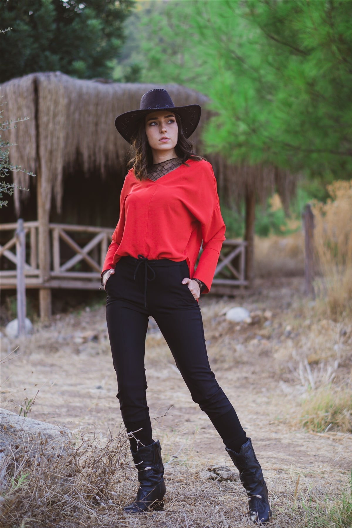 Siyah Spor Pantolon